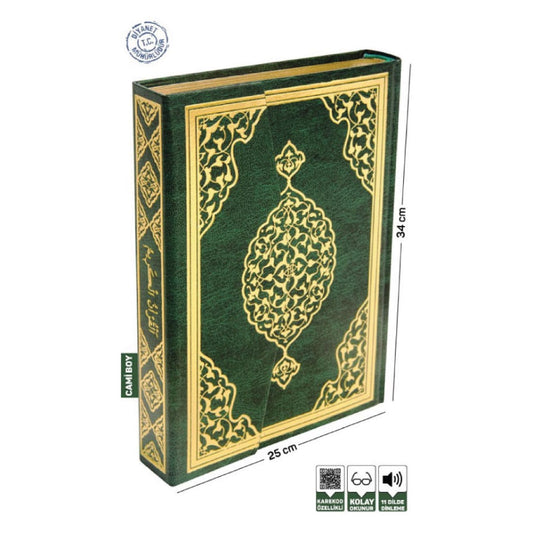 YEŞİL RENKLİ KUR'ANI KERİM