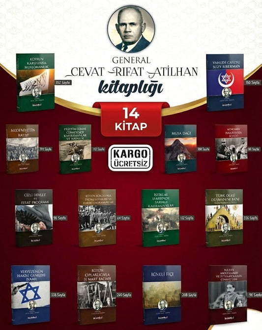 Cevat Rıfat Atilhan, Masonluk Yahudilik ve Yakın Tarih Seti 14 Kitap Takım