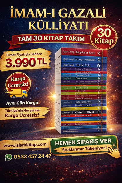 İMAM GAZALİ KÜLLİYATI 30 Kitap Takım