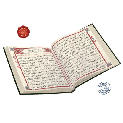 YEŞİL RENKLİ KUR'ANI KERİM